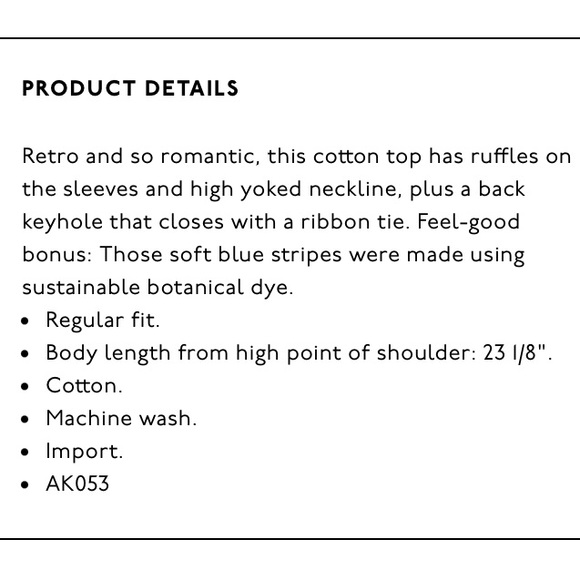 MADEWELL Ruffle-Neck Keyhole Top in Stripe - Picture 12 of 12